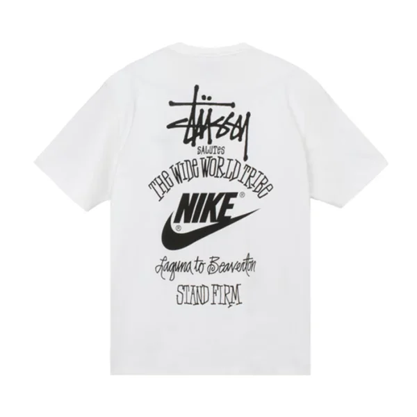 White Nike x Stussy Tee