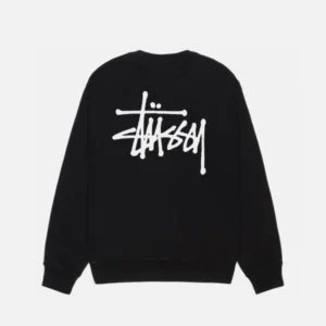 Basic Stüssy Crew Noir