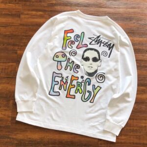 Pull Stussy Energy Blanc