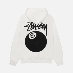 Sweat À Capuche 8 Ball Blanc