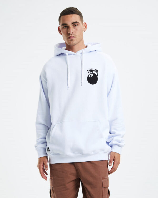 Sweat À Capuche 8 Ball Blanc