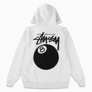 Sweat À Capuche 8 Ball Gris