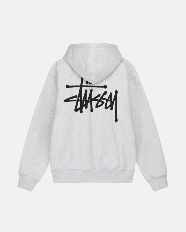 Sweat À Capuche Basic Stüssy Gris