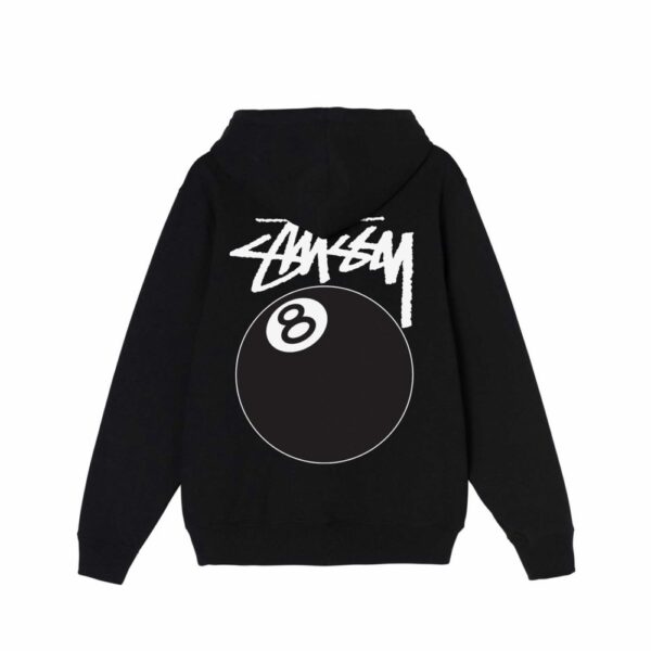 Sweat À Capuche Zippé 8 Ball Noir