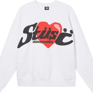 Sweat Ras Du Cou Coeur Stussy X CPFM