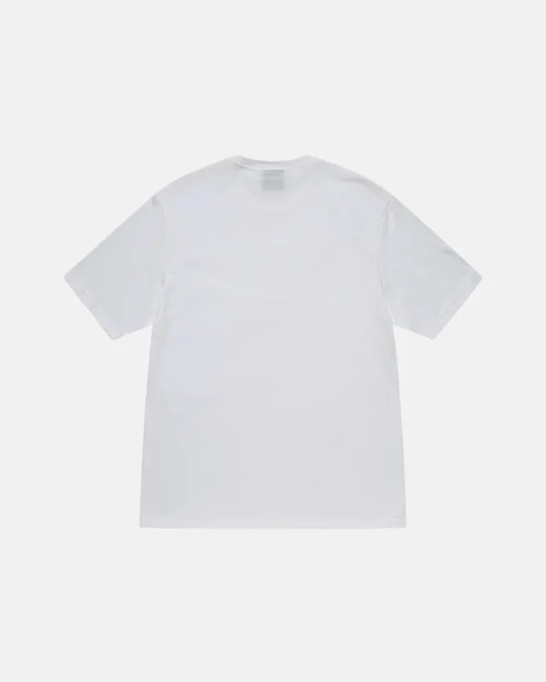 T-Shirt Blanc Stussy NO.4