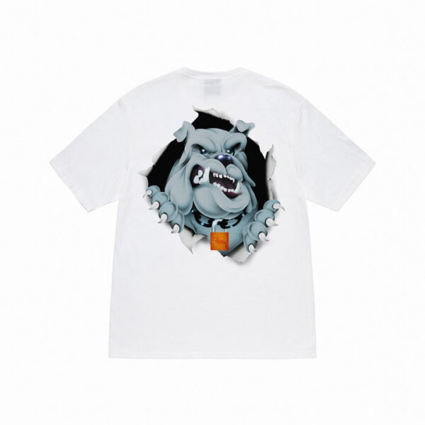 T-Shirt Bulldog Ripper Blanc