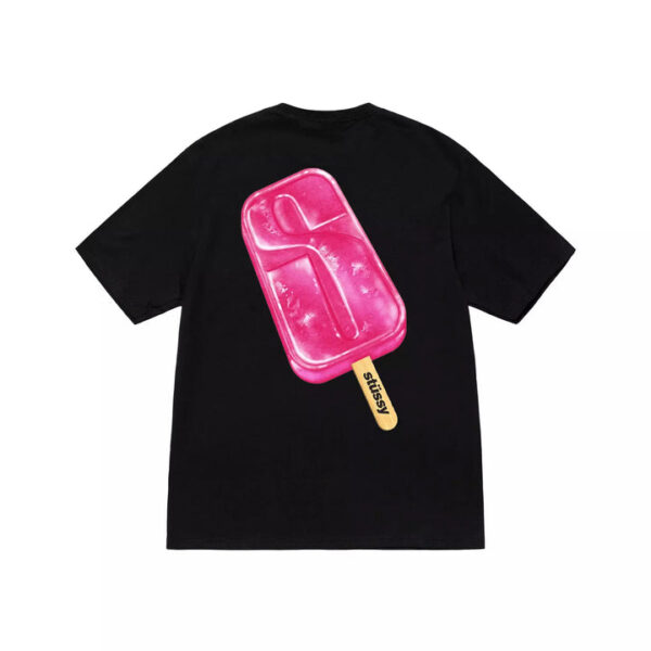 T-Shirt Popsicle Stussy Noir